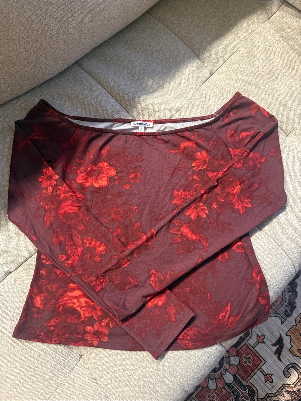 NWOT - Reformation Anneliese Knit Top